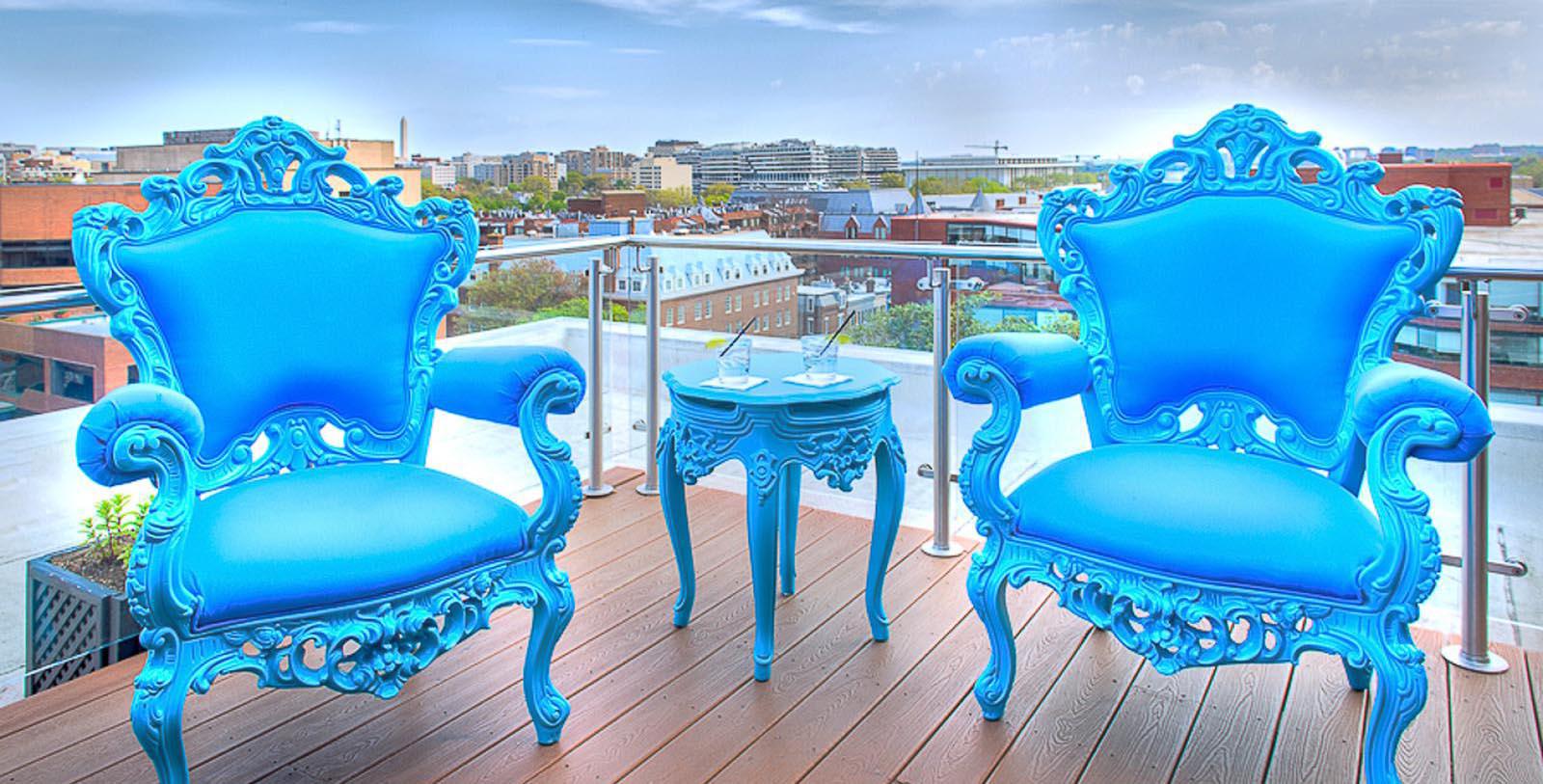 Image of Rooftop Seating Area The Graham Georgetown, Tapestry Collection by Hilton, 1962, Member of Historic Hotels of America, in Washington, DC, Experience